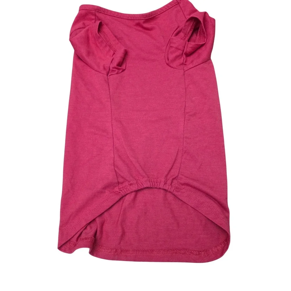 I Do‎ What I Want Pet Dog Shirt Red Graphic  Top Size L Fits Small to Medium Dog